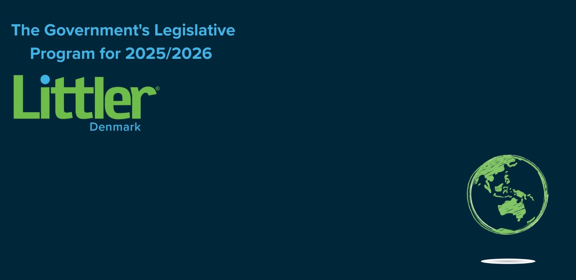 The Government's Legislative Program for 2025/2026